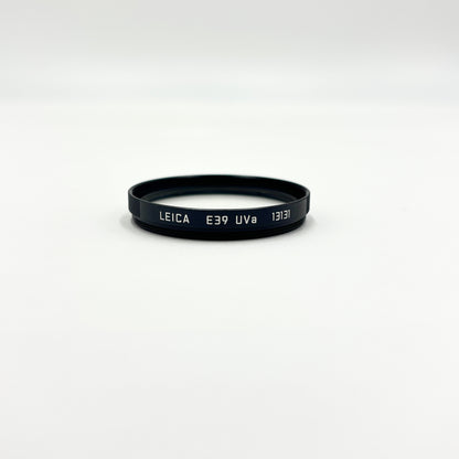 美品 LEICA E39 UVa レンズフィルター 13131 ブラック【C8868-N】