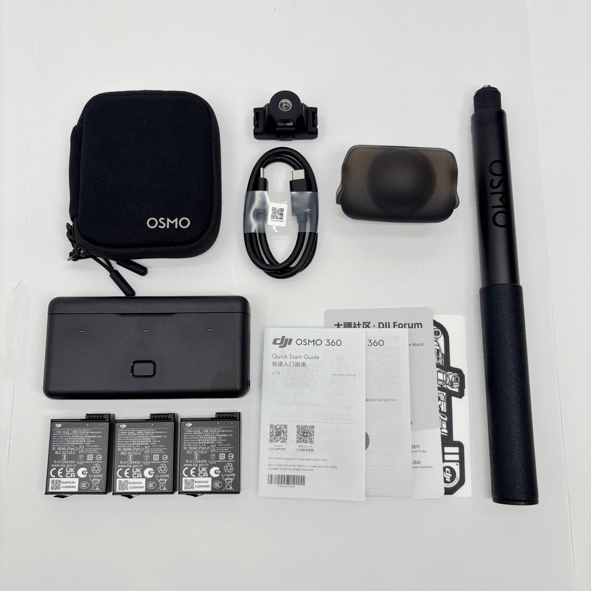 美品 DJI OSMO 360 アドベンチャーコンボ【C9108-60】