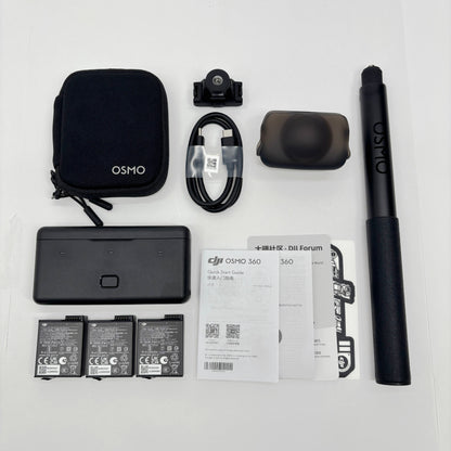 美品 DJI OSMO 360 アドベンチャーコンボ【C9108-60】