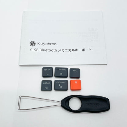 美品 Keychron K1SEG3-JIS K1SE メカニカルキーボード 茶軸【C8383-80】
