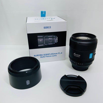 美品 SIRUI Aurora 85mm F1.4  For FUJIFILM Xマウント　箱あり C3774 80サイズ発送