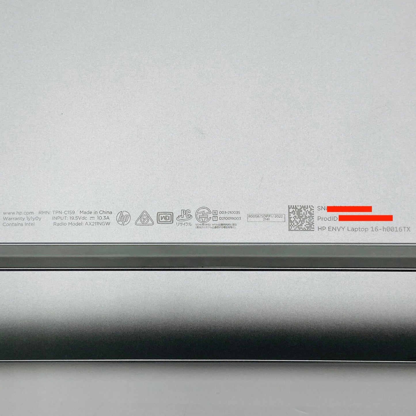 HP ENVY laptop 16 h0016TX i9 12900H 32GB SSD 2TB RTX 3060 Laptop GPU クリエイターモデル【C4241-80】