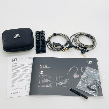 新品同様 美品 SENNHEISER IE600 インイヤー イヤホン【C7496-60】