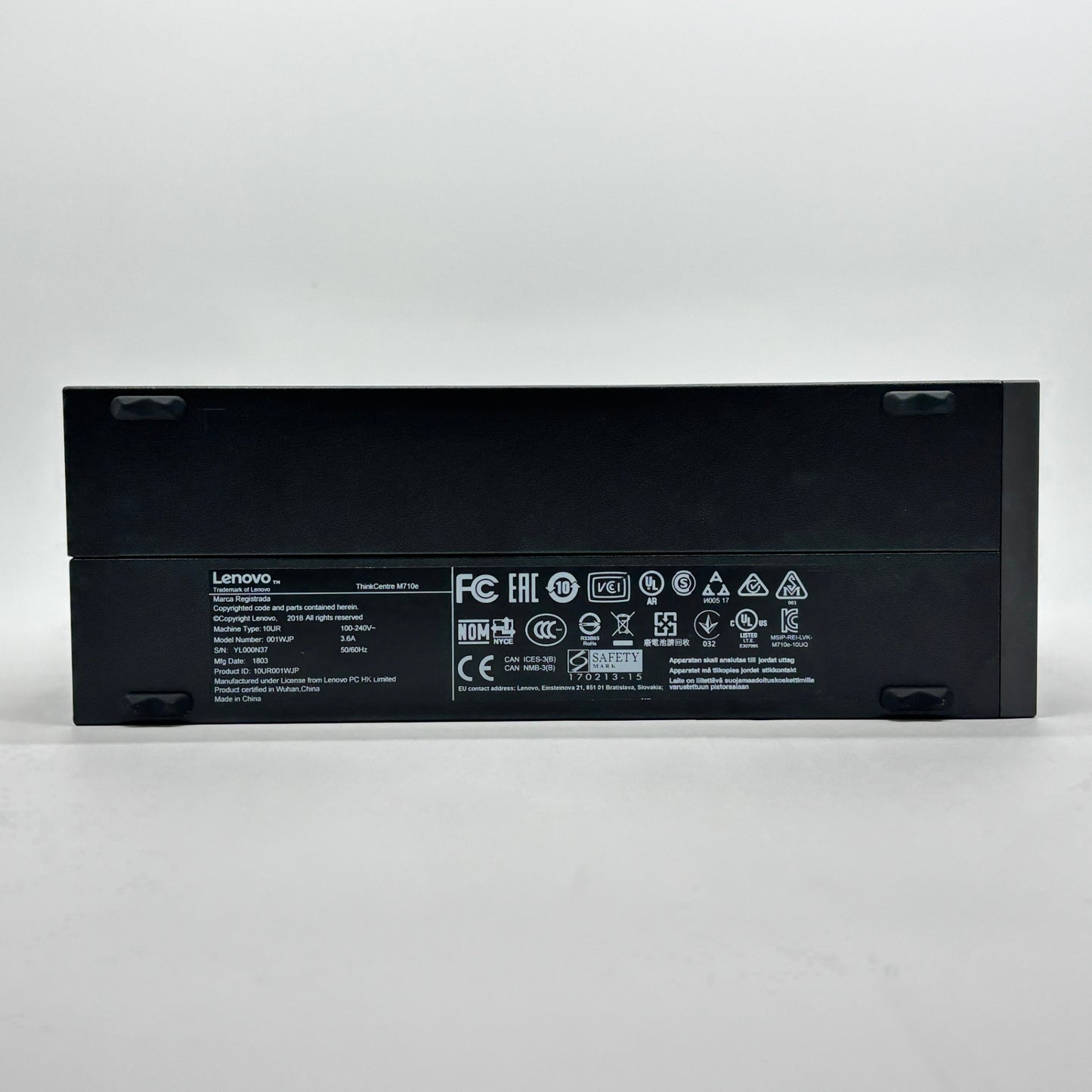 ThinkCentre M710e i3 7100 8GB SSD480GB Windows10Pro【C7788-100】
