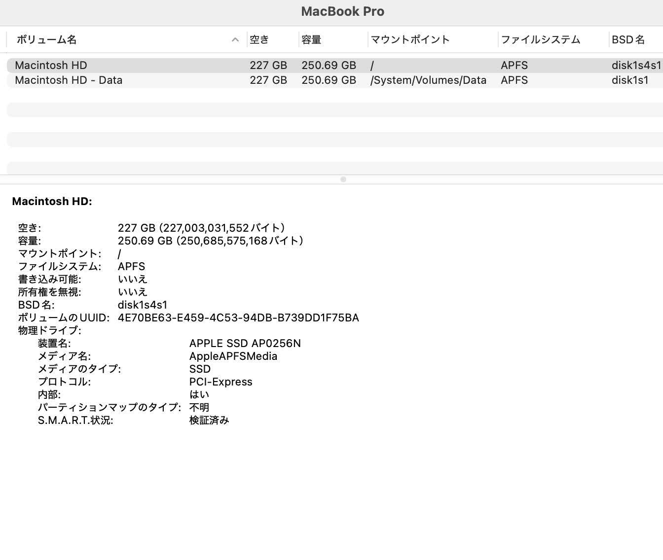 MacBook Pro 2020 13インチ 1.4GHz クアッドコア i5 8GB 256GB スペースグレイ MXK32J/A 【C6714−100】