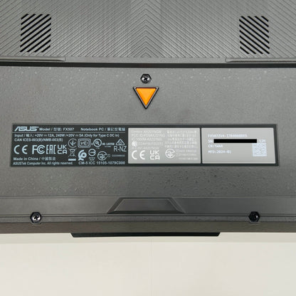 美品 ASUS TUF Gaming F15 Core i7 12700H 16GB SSD512GB GeForce RTX 4060 搭載 Windows11Home  バッテリー最大容量100%【C7802-100】