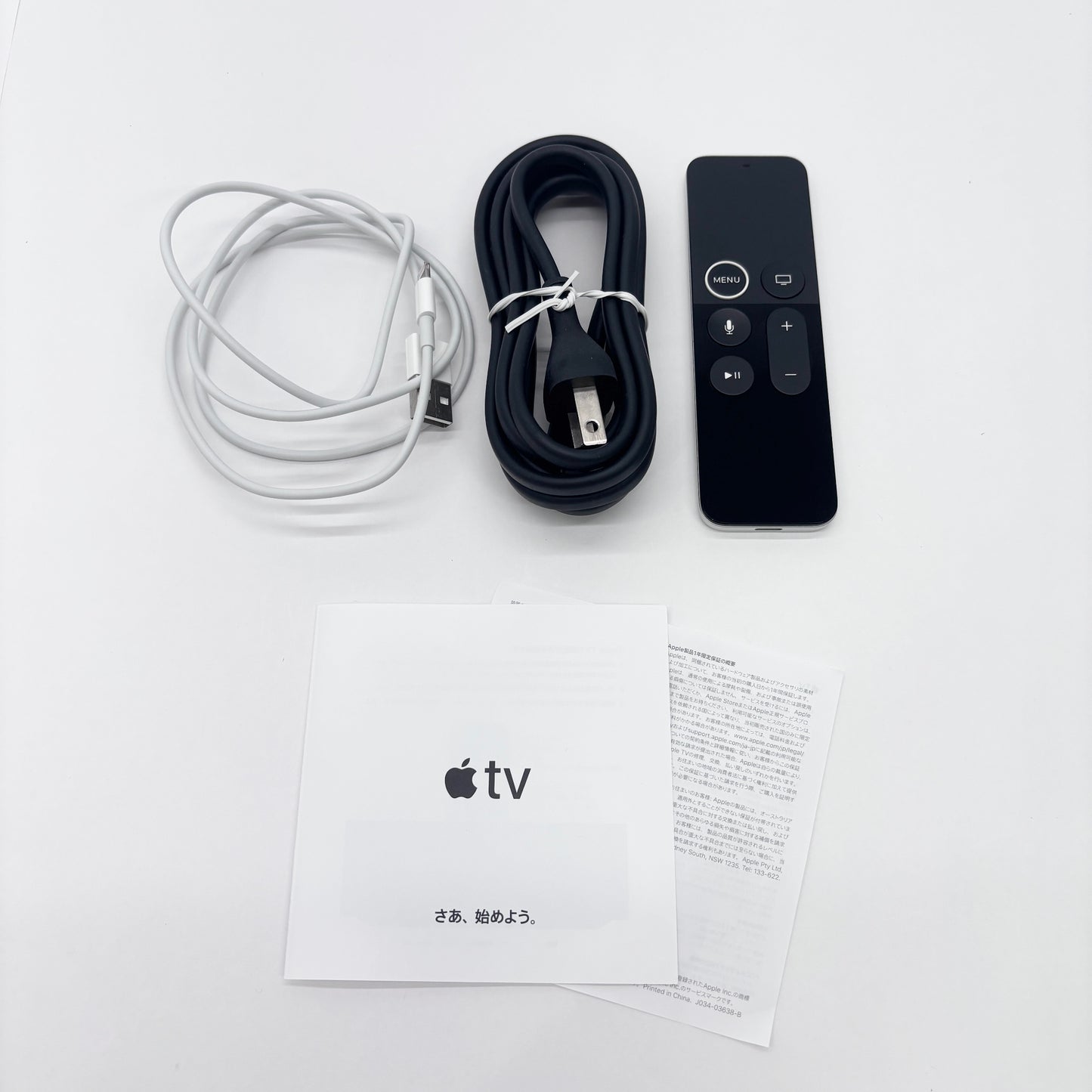 Apple TV 4K 32GB ブラック MQD22J/A 付属品完備【C8093-60】