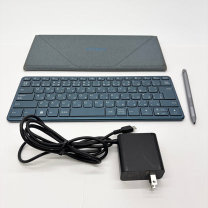 美品 Lenovo YogaBook 9i 13IRU8 Gen 8 i7 1355U 16GB SSD 1TB Windows11Home カラー:タイダルティール バッテリー最大容量93% 2画面【C7712-80】