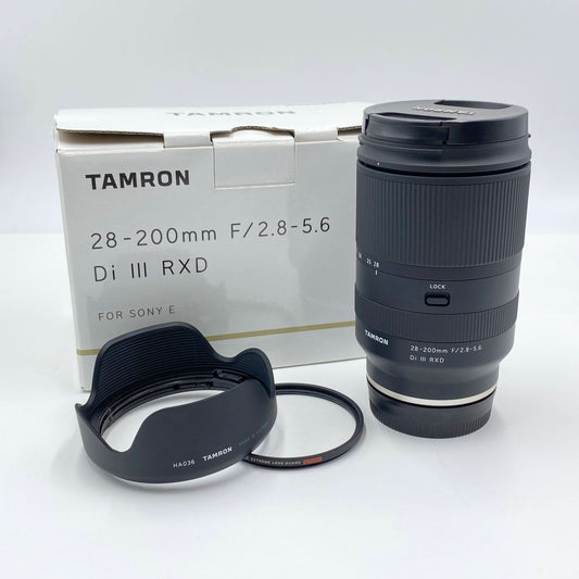 美品 TAMRON 28-200mm F2.8-5.6 Di III RXD ソニーEマウント 【C4587-60】