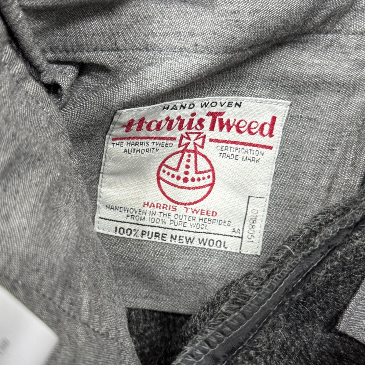 Journal Standard TRISECT ジャーナルスタンダード HARRIS TWEED テーラード ジャケット 3ピース セットアップ【C5744】