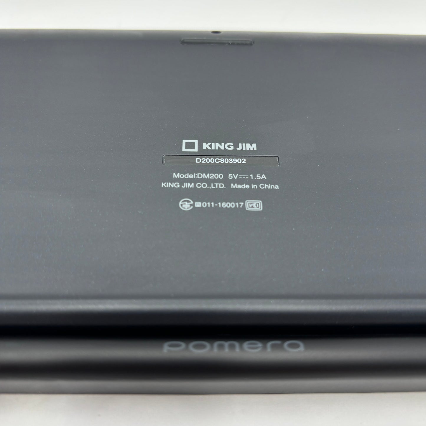 KING JIM デジタルメモ　pomera DM200 ポメラブラック【C5423-60】