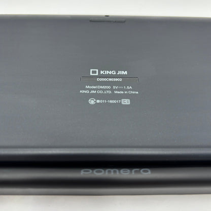 KING JIM デジタルメモ　pomera DM200 ポメラブラック【C5423-60】