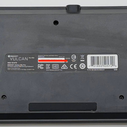 ゲーミングキーボード Vulcan TKL Pro(英語配列) ブラック ROC-12-572 [有線 /USB]	【C6236-80】
