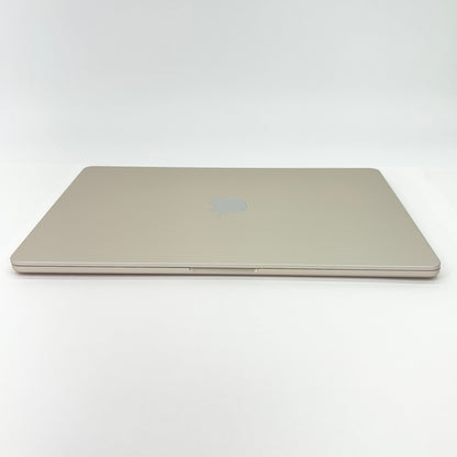 新品同様 美品　US配列 Apple MacBook Air M3  2024 15インチ 8GB 256GB スターライト MRYR3JA/A バッテリー最大容量100%【C5666-80】