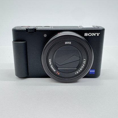 美品 SONY VLOGCAM ZV-1G シューティンググリップキット コンパクトデジタルカメラ ブラック  付属品あり【C6947-60】