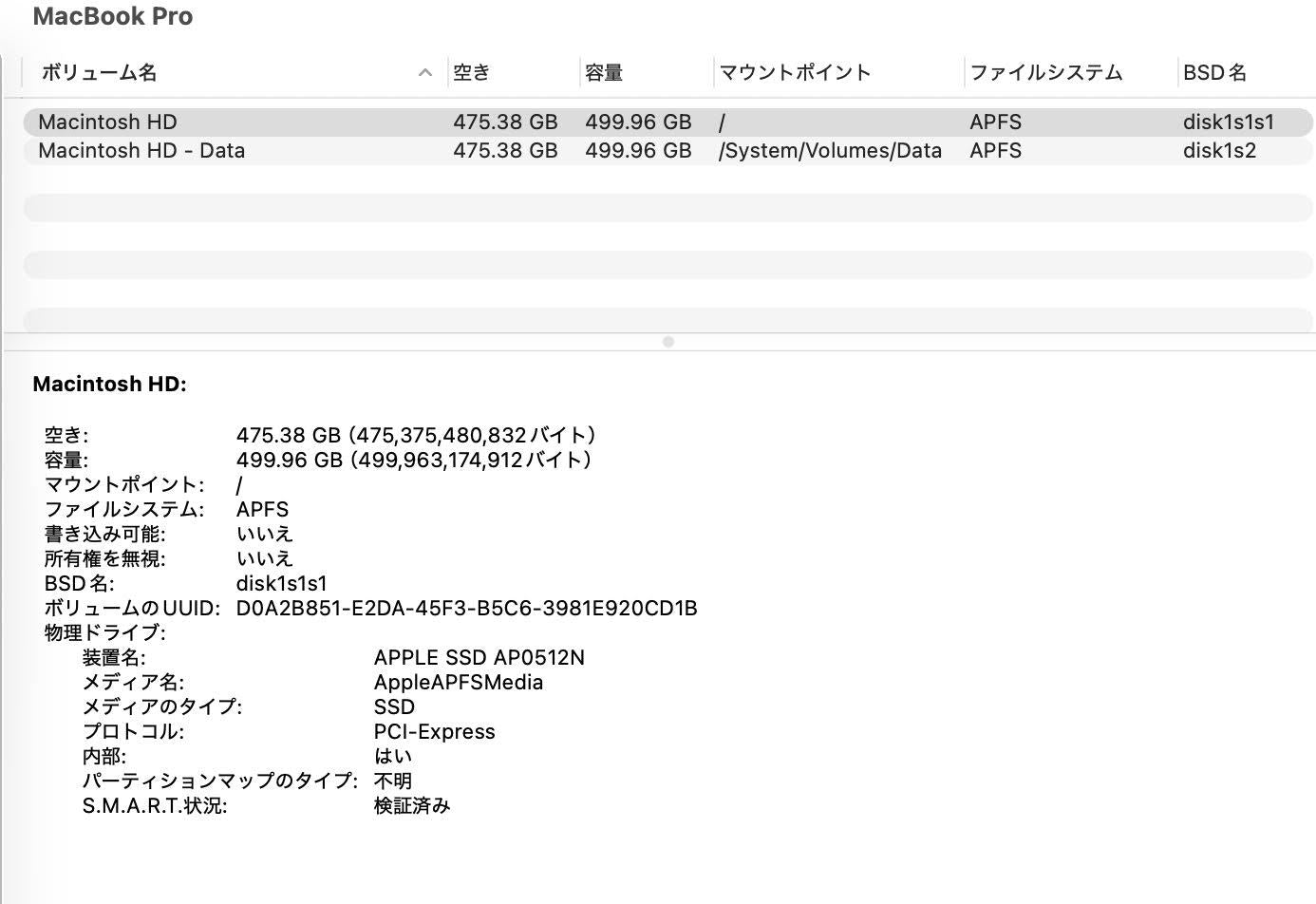 Apple MacBookPro 2019 16インチ i7 16GB 512GB スペースグレイ【C6044-80】