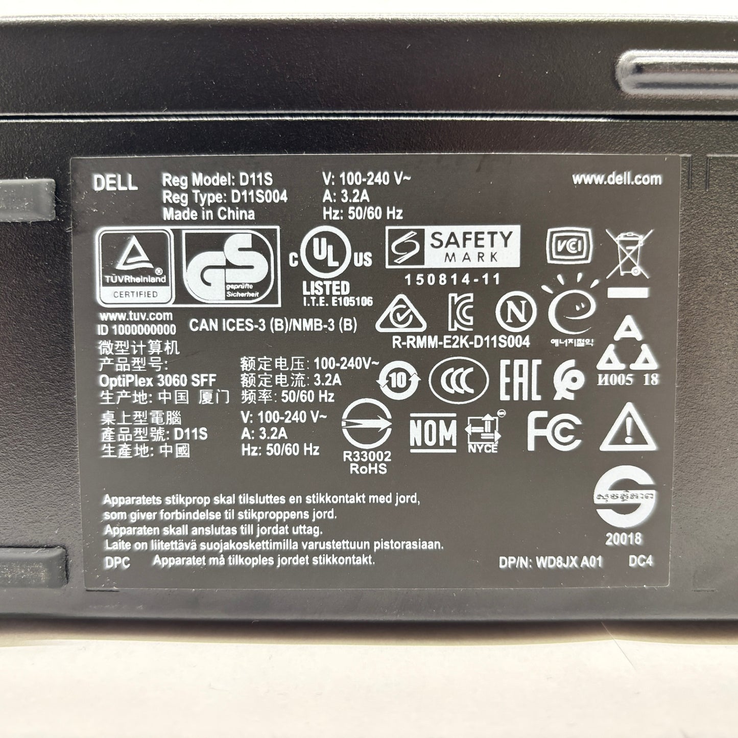 DELL OptiPlex 3060 i5 8500 16GB SSD256GB Windows11Pro【C8355-100】