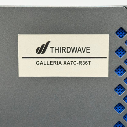 GALLERIA XA7C-R36T i7 12700 16GB SSD 1TB RTX 3060Ti Windows11Home 【C6610-160】