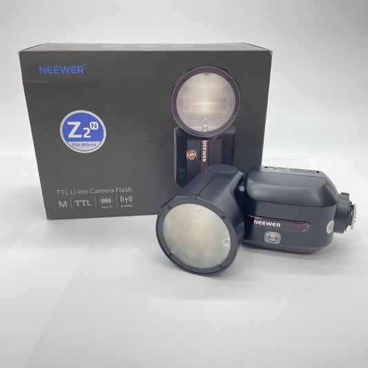 NEEWER Z2-N 2.4G TTL ラウンドヘッド フラッシュ スピードライト Nikon用【C4673-80】