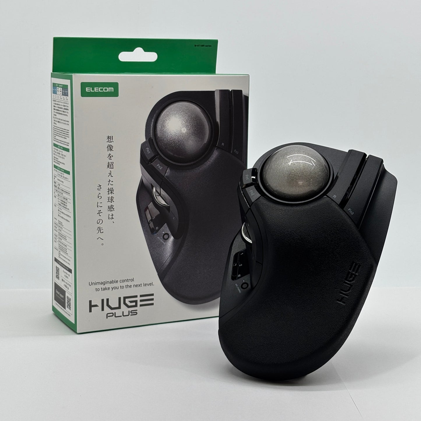 Elecom Huge Plus エレコム トラックボールマウス 静音 ベアリング支持 充電式 Bluetooth 無線2.4GHz 有線 3台マルチペアリング【C8740-60】