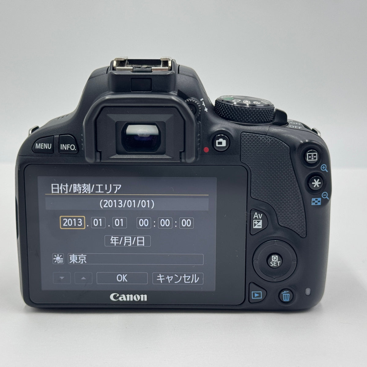 美品 Canon EOS Kiss X7 ダブルズームキット 18-55mm 55-250mm【C9586-80】