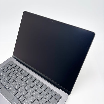新品同様 美品 Nano-textureガラス仕様 MacBook Pro M5 14インチ10コア 32GB 1TB スペースブラック バッテリー最大容量100%【C6598-80】
