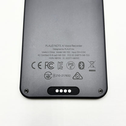 PLAUD NOTE NB-100 AIボイスレコーダー【C8825-C】