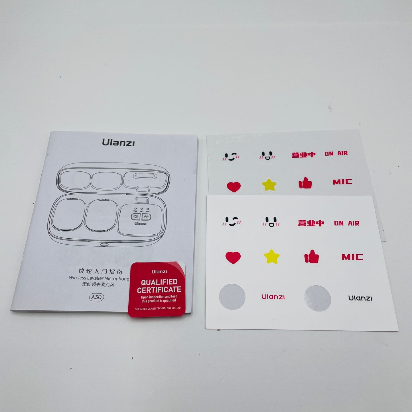 Ulanzi Tiny Mic A30ミニワイヤレスマイクロホン	【C4364-60】