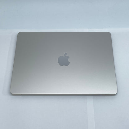 MacBook Air 13.6-inch M2 2022 8コアCPU 8コアGPU 8GB 256GB MLY13J/A バッテリー最大容量90% スターライト 付属品完備【C6525-80】