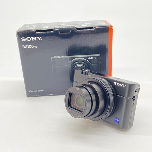 新品同様 美品 SONY (ソニー) Cyber-shot RX100VII DSC-RX100M7 コンパクトデジタルカメラ ブラック【C6411-60】付属品完備