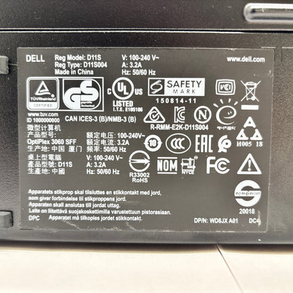 DELL OptiPlex 3060 i5 8500 16GB SSD256GB Windows11Pro【C8354-100】
