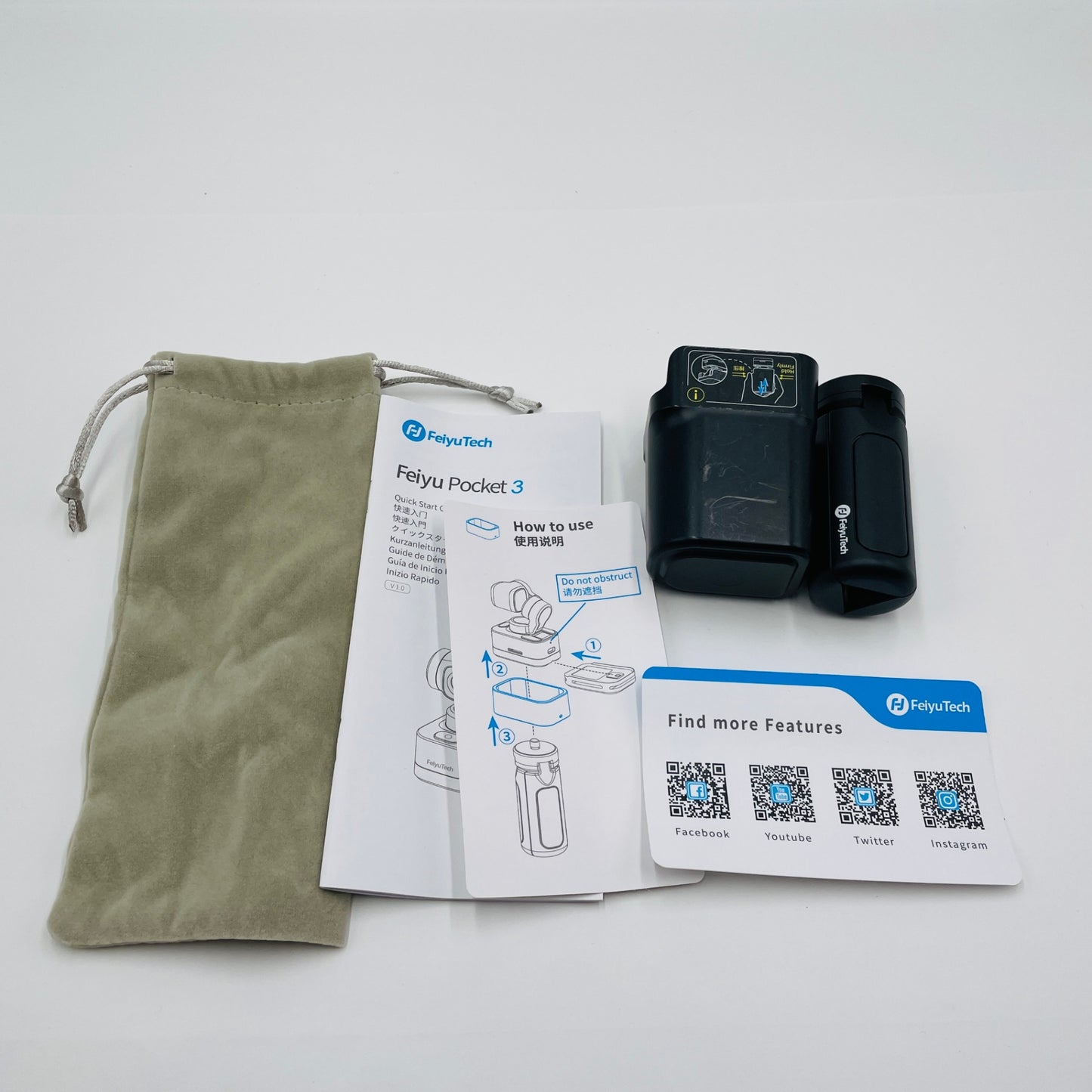 Feiyu Tech Feiyu Pocket 3 Stabilized Camera Kit 【C4371-60】